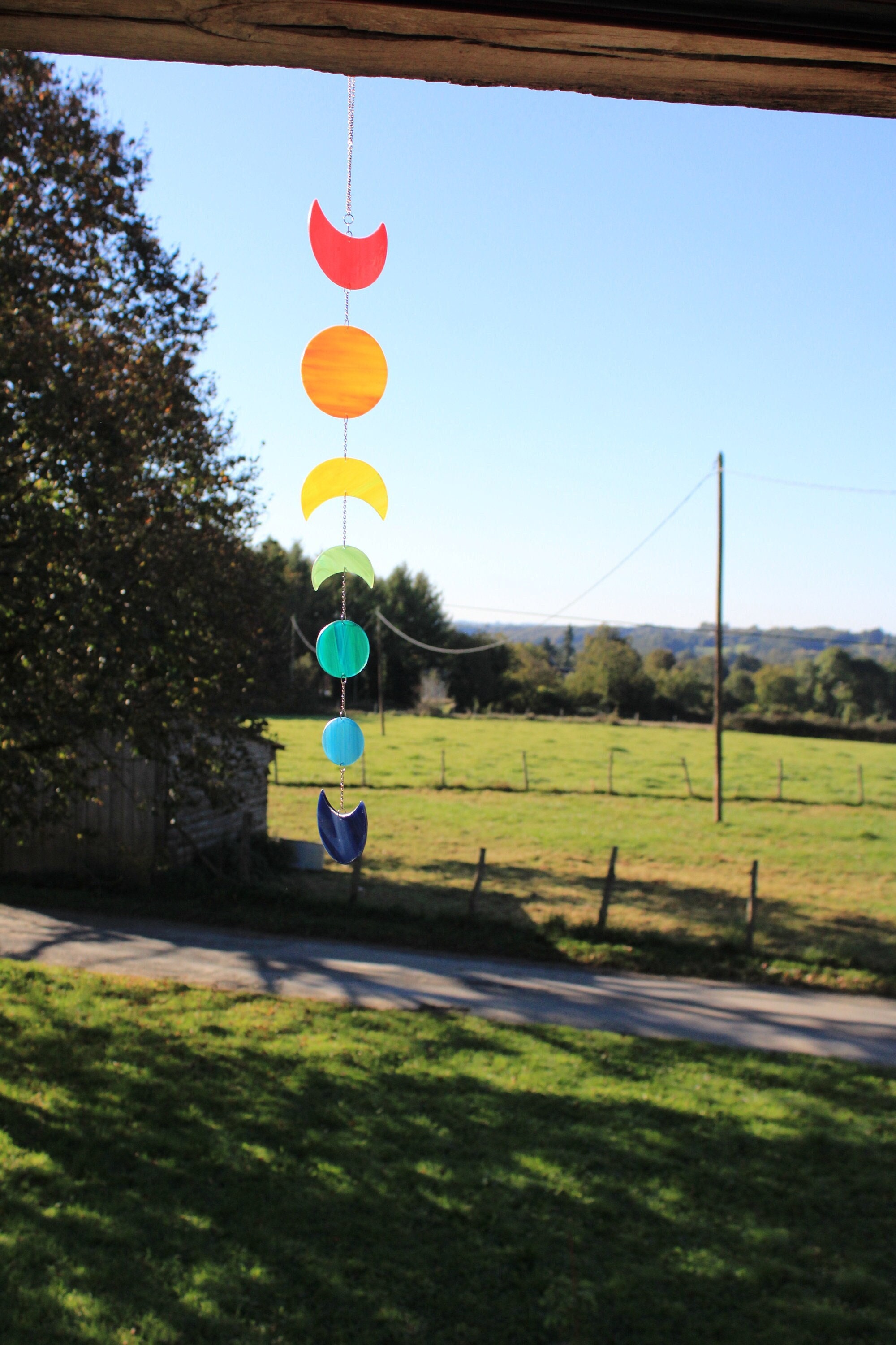 Guirlande en Verre - Formes Lunaires