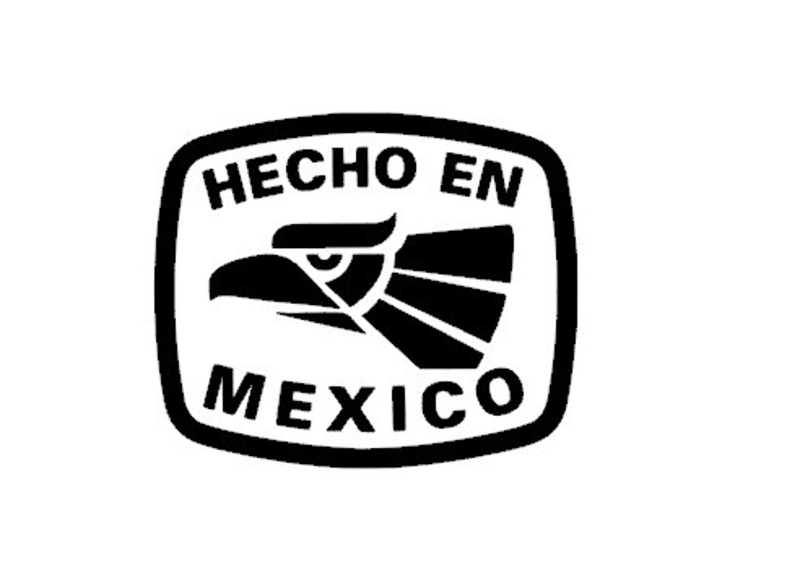 Etiqueta de pegatina Hecho En México. Made In Mexico Sticker - Etsy México