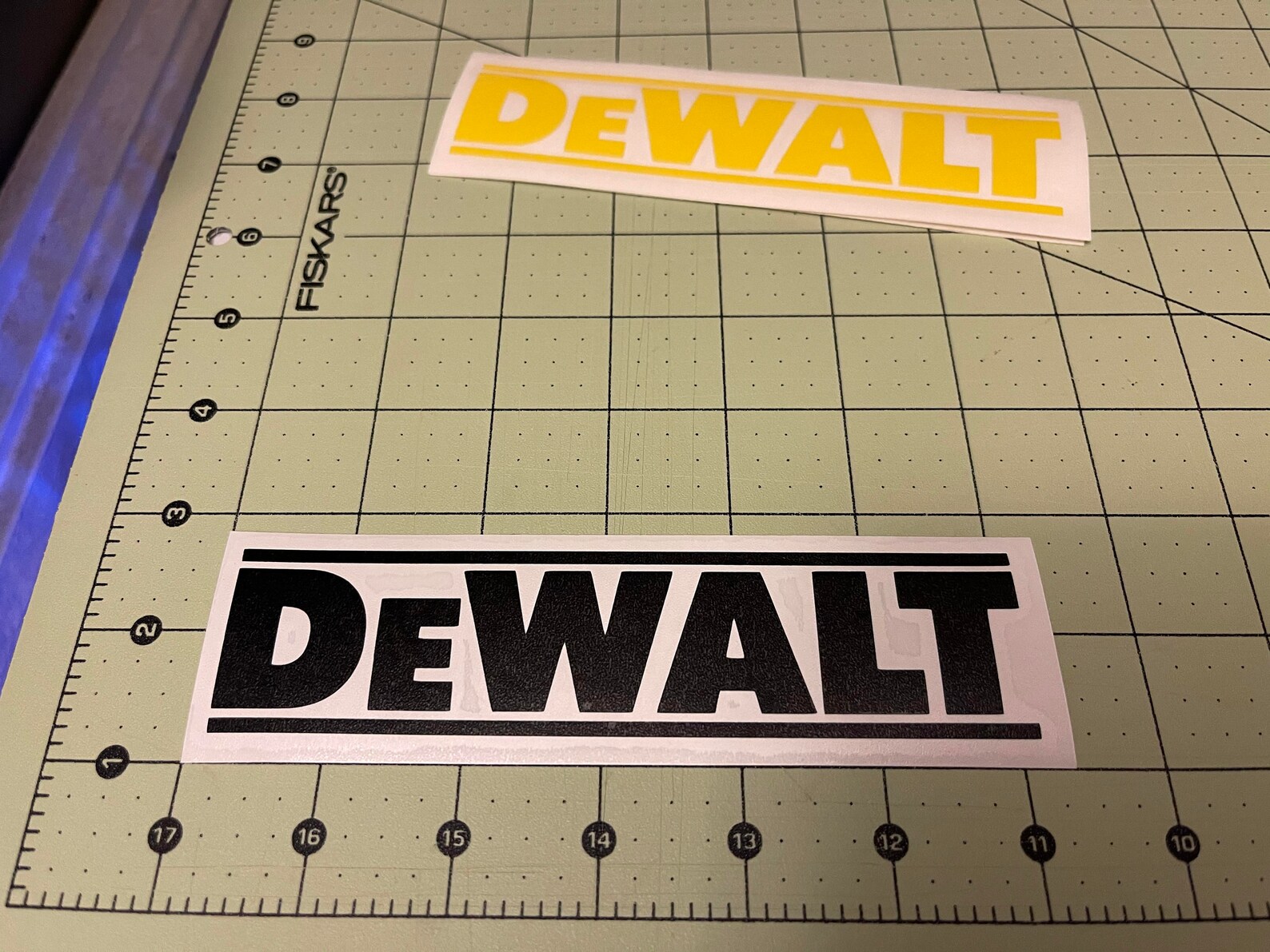 Dewalt Tools Style Decal Sticker for Tool Boxes Hardhats Etsy