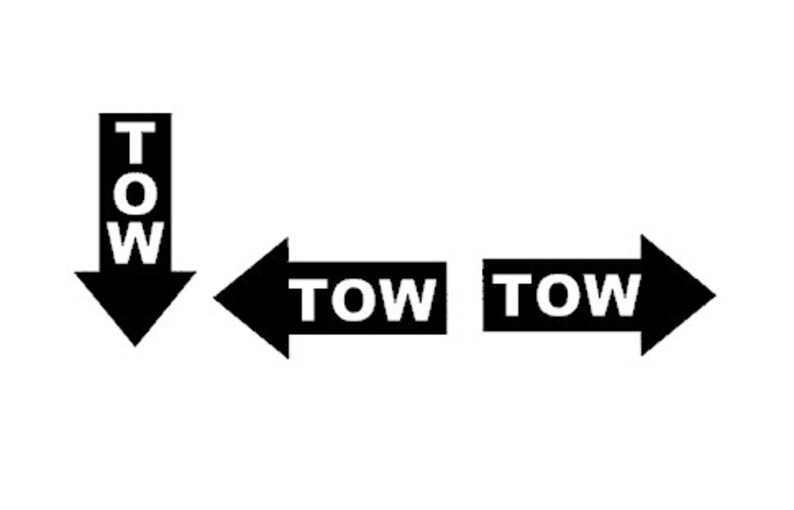 Tow Hook Arrow Set of 3 Decal Stickers. JDM USDM Car Decal Etsy