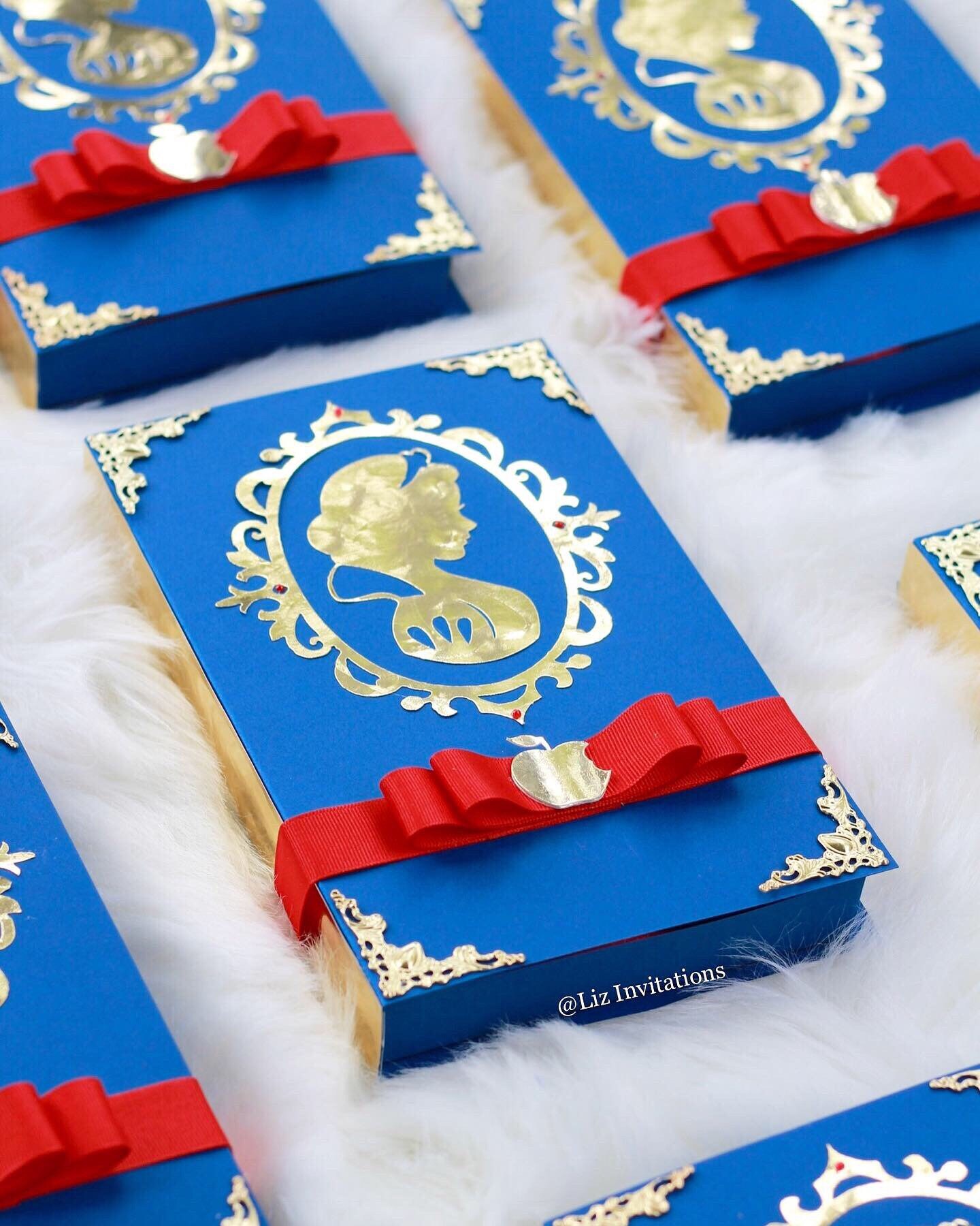 Invitaciones A La Caja De Lujo Blancanieves 12 Unidades Etsy Mexico Invitaciones A La Caja De Lujo Blancanieves 12 Unidades Etsy Mexico