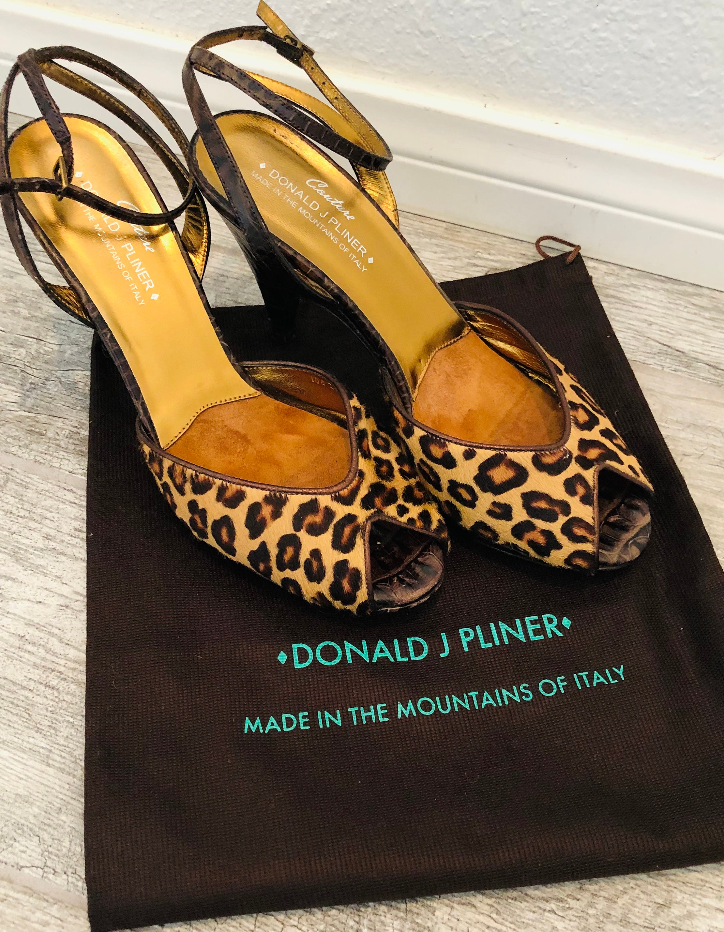 leopard heels size 12