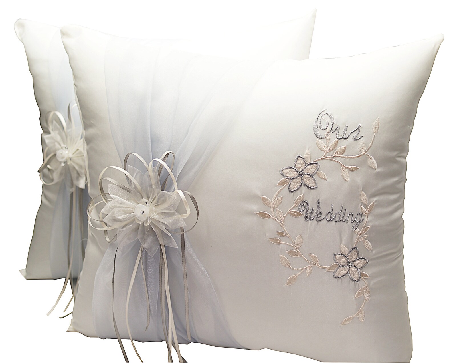 Ivory Wedding Kneeling Pillow Set Wedding Kneel Pillow Etsy