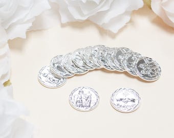 Silver Arras Coins, Wedding Coins, Wedding Arras Coin, Wedding Arras, Wedding Unity Coins, Ceremony Arras Coins, Las Arras Matrimoniales