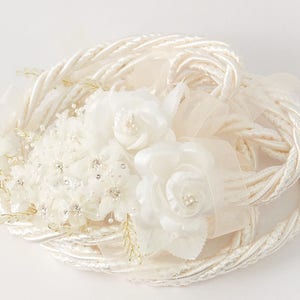 Ivory Wedding Lasso - Flower Wedding Lasso - Lazo de Boda - Lazo para Boda - Traditional Wedding Lasso Ivory