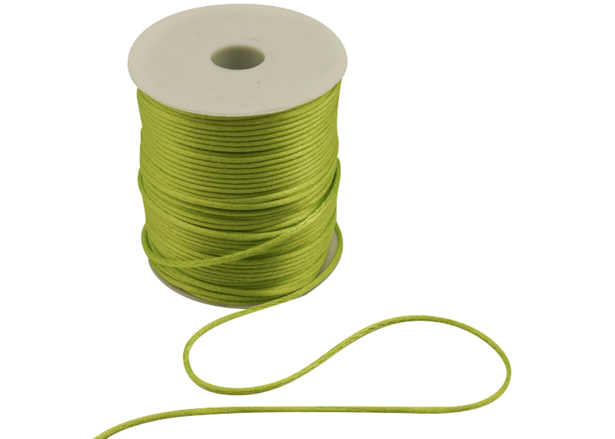 Simplicity Rattail Trim 2mm X 100 Yard Rattail Satin Polyester Trim Beading Cord Jewelry Making ...