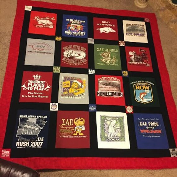 TShirt Quilt Etsy