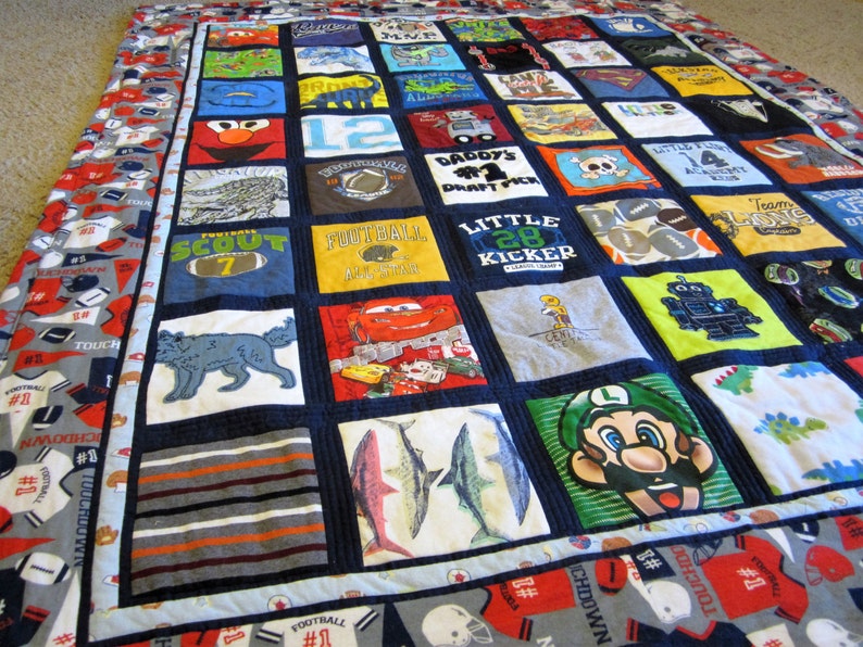 TShirt Quilt Etsy