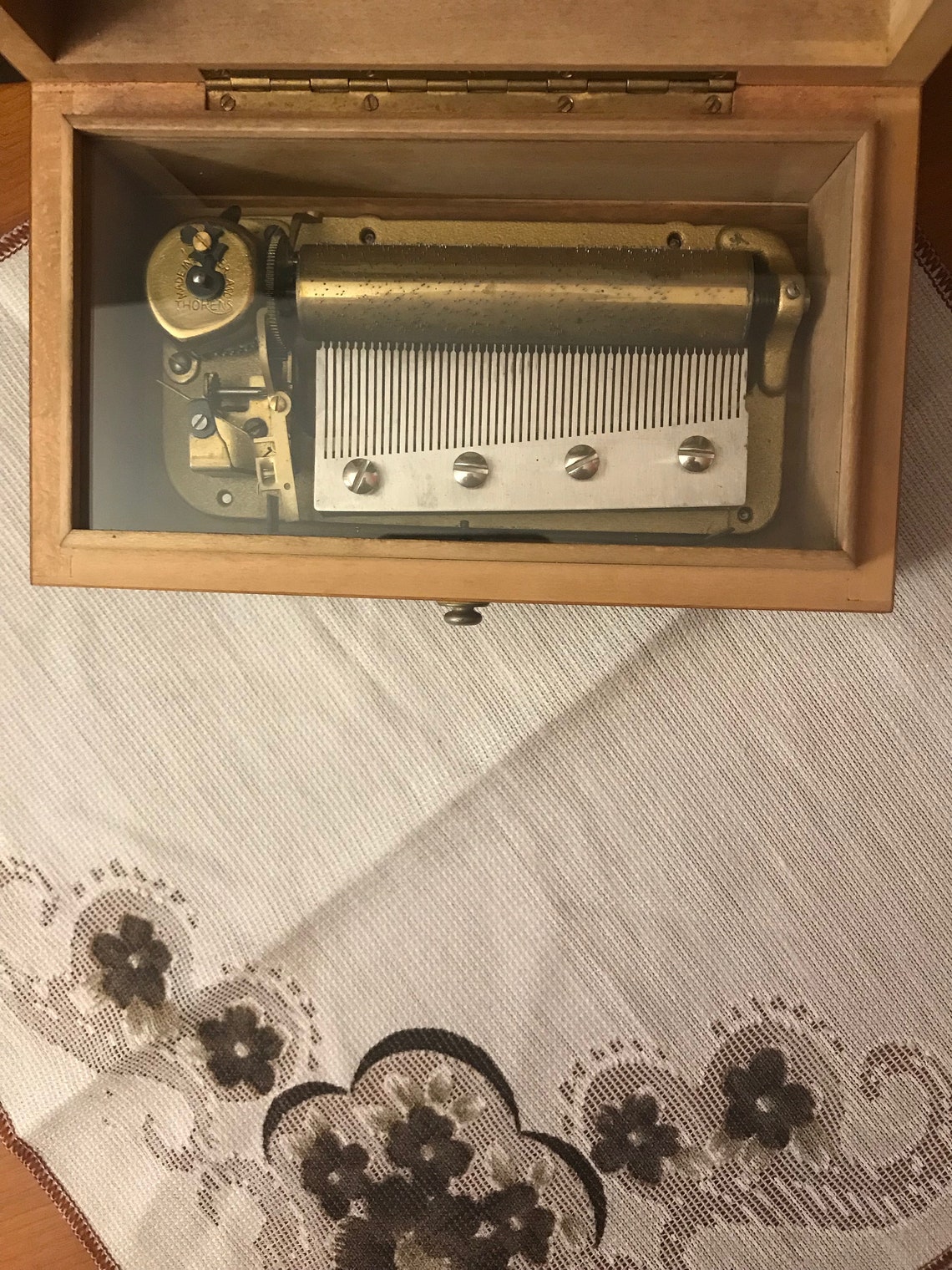 Vintage Thorens Music Box 30 50 Keys/Four Tunes Made in Etsy