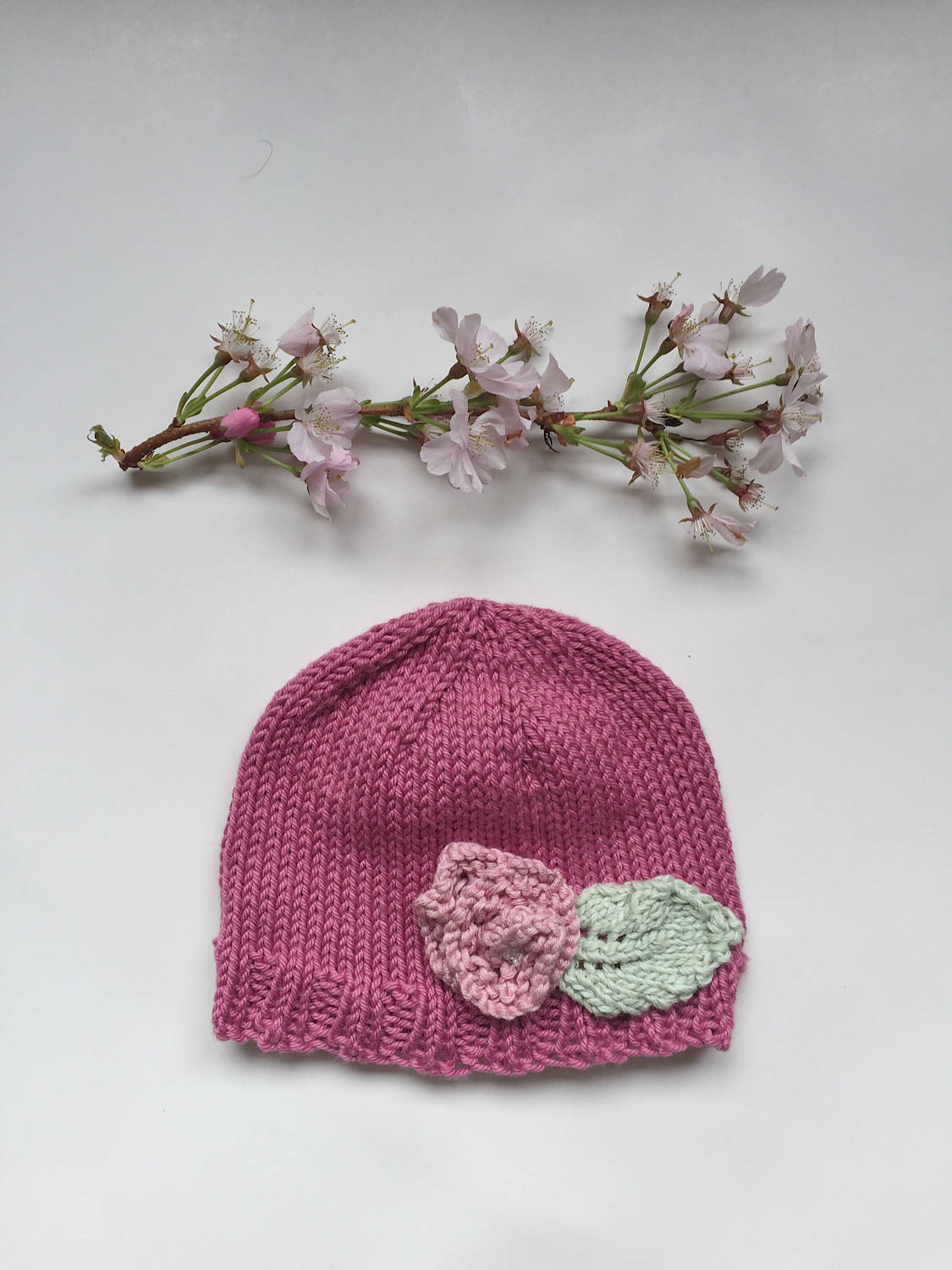 Baby Infant Knitted Heart Striped Cap Hospital Newborn Soft Beanie Warm Hat LH