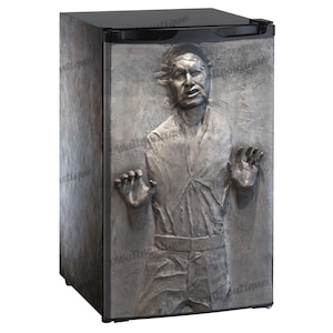 Mini-Fridge Vinyl Sticker Han Solo Frozen in Carbonite /Han Solo Fridge Decal / Refrigerator Wrap Vinyl /Mini Fridge Wrap/ Mini Fridge Cover