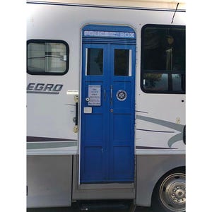 Tardis Door Decal/Police Box Door Mural/ Tardis Door Cover / Doctor Who Tardis Door Wrap /  Peel and Stick Tardis Decal/ Dr Who Door Mural