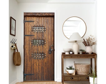 Wandmotiv24 Saloon Tür Aufkleber 80x200cm - Wilder Westen Türfolie Selbstklebend Cowboy Design