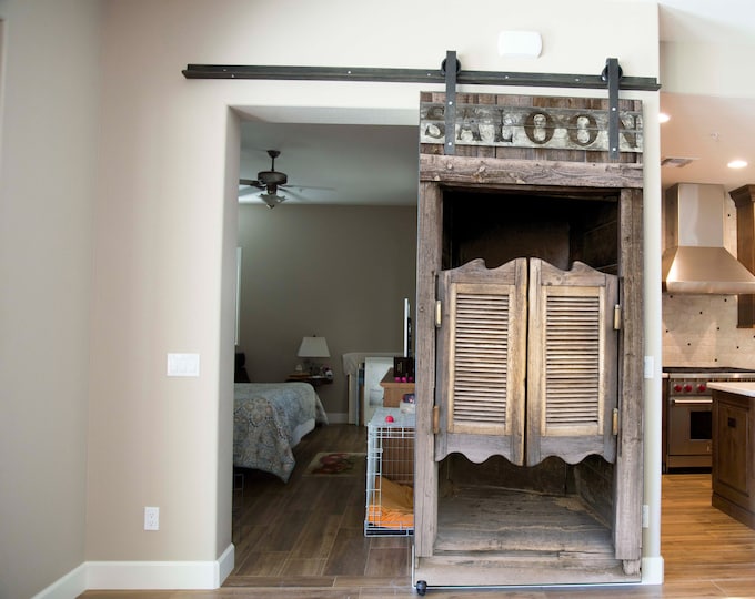 Swinging Saloon Doors Cafe Double Door Set Pub Pantry Kitchen Laundry ...