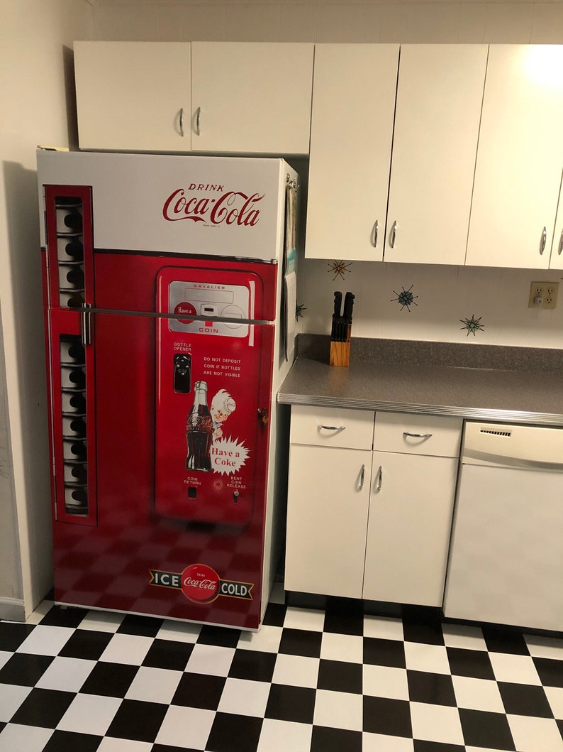 Fridge Vinyl Sticker Coca Cola and Pepsi / SelfAdhesive Etsy
