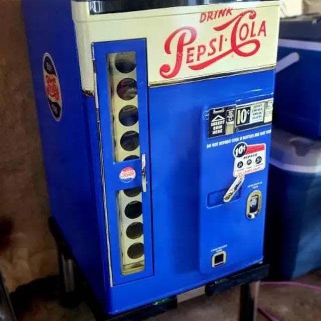 Mini-fridge Vinyl Sticker ***pepsi***coca Cola**/ Vintage Vending