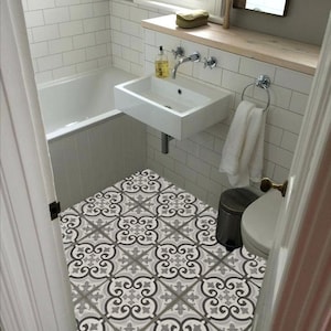 Stair Riser Decal / Vinyl Tile Stickers *Vintage* / Peel and Stick Backsplash/ Stair Riser Decals / Vinyl Floor/Removable Peel & Stick Tiles