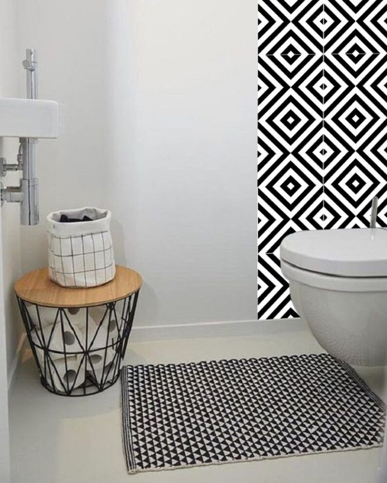 Stair Riser Decal/ Vinyl Stickers black and White Etsy