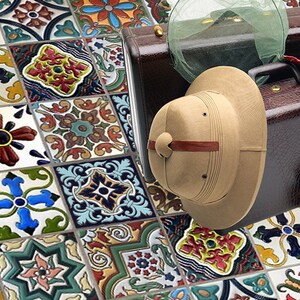 Stair Riser Decals /Vinyl Stickers "Mexican Talavera Tiles-1"/ Bathroom Kitchen Peel and Stick Backsplash / Removable Peel and Stick Tile