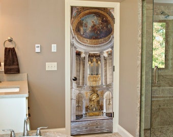 Door Wall Sticker *Palace of Versailles* / Door Mural Peel and Stick /Versailles Wall Mural/Door Stickers Wallpaper/Wallpaper Peel and Stick