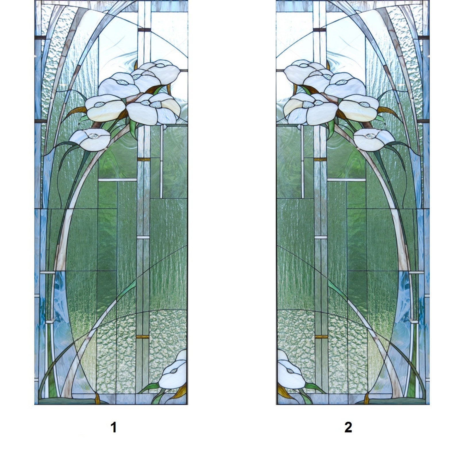 Door Wall Sticker Modern Stained Glass Window/ SelfAdhesive Etsy