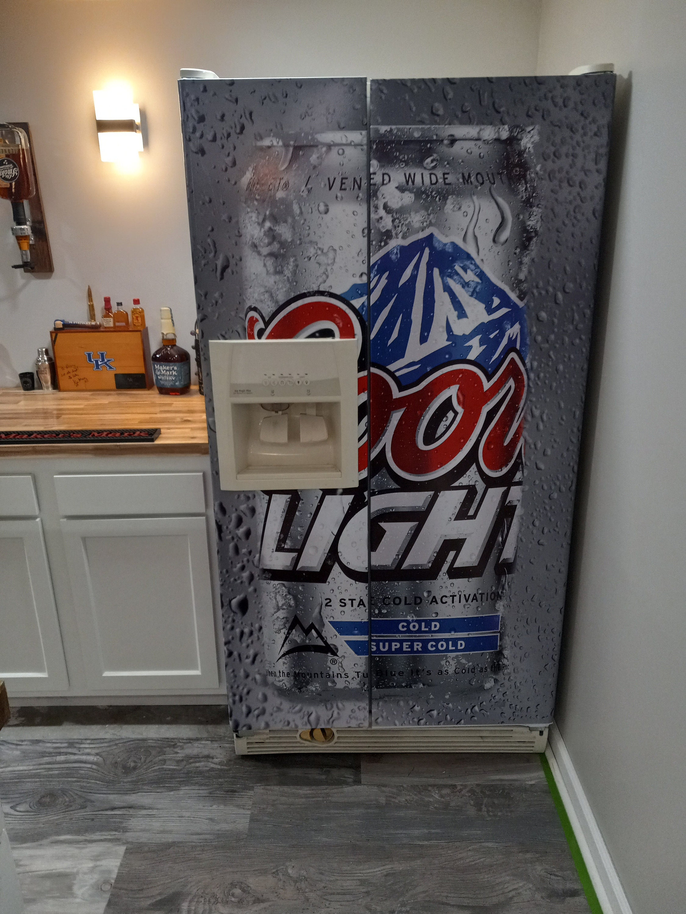 Fridge Vinyl Sticker Coors Light / SelfAdhesive Vinyl Etsy