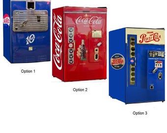 Mini-Fridge Vinyl Sticker ***Pepsi***Coca Cola*/  Vinyl Refrigerator Decal/ Fridge Wraps/ Vinyl Refrigerator Wrap/ Mini Fridge Wrap Vinyl