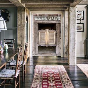 Door Wall Sticker *Old Western Swinging Saloon Doors / Old Saloon Doors /Saloon Door Decal /Garage Vinyl Door Decal/Man Cave Door Skin