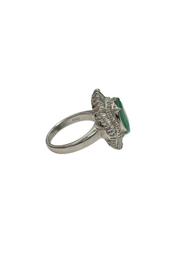 Estate GIA Certified Colombian Emerald Baguette D… - image 3