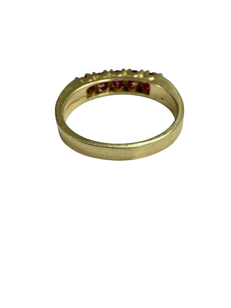 14k gold stackable ruby ring, ruby engagement ring,... Estate 1/2 Ctw Natural Ruby Stackable Band Ring 14k Yellow Gold Vintage ...