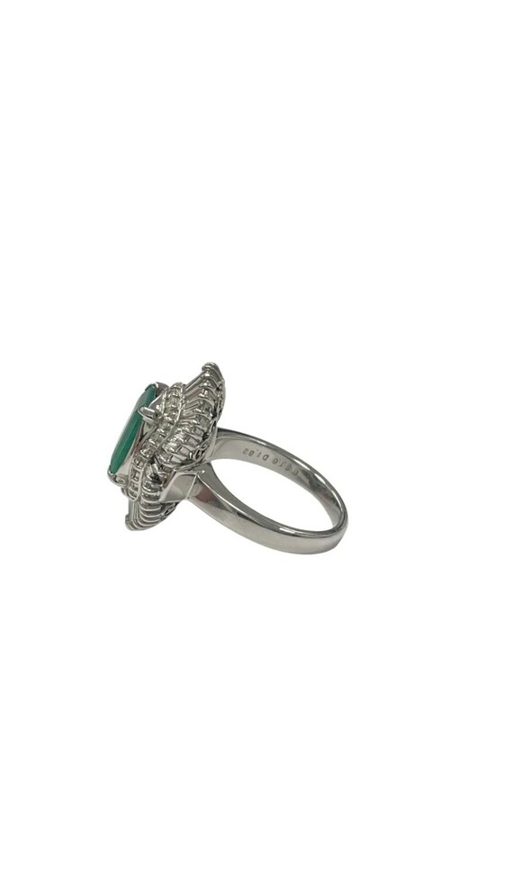 Estate GIA Certified Colombian Emerald Baguette D… - image 4