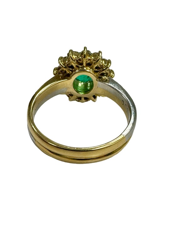 2 ctw Fine Natural Oval Emerald & Diamond Halo Co… - image 5