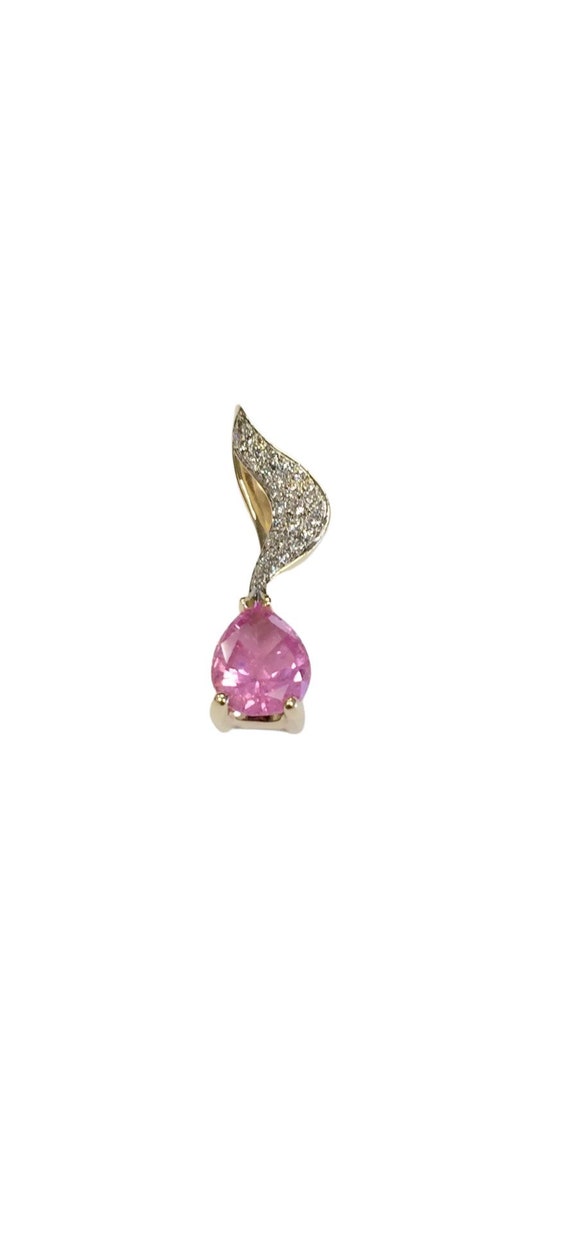 Breast Cancer Awareness 6 ct Natural Pink Tourmal… - image 1