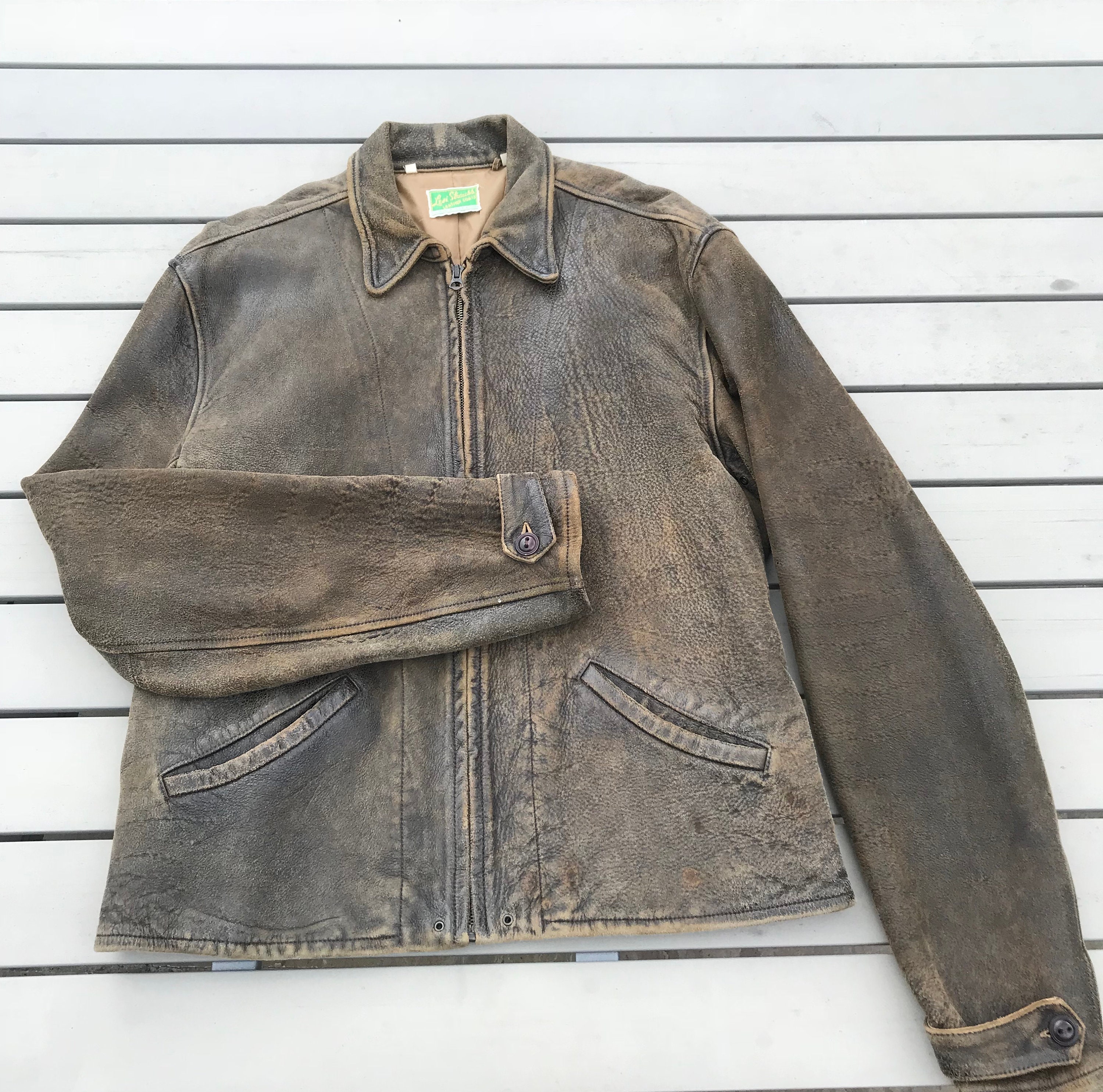 Levi's Vintage Clothing 1930s Leather Jacket