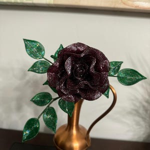 French Beaded  Rose