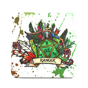 Dnd Dungeons and Dragons Ranger Coaster - Critical Role Ranger - Gamer ...