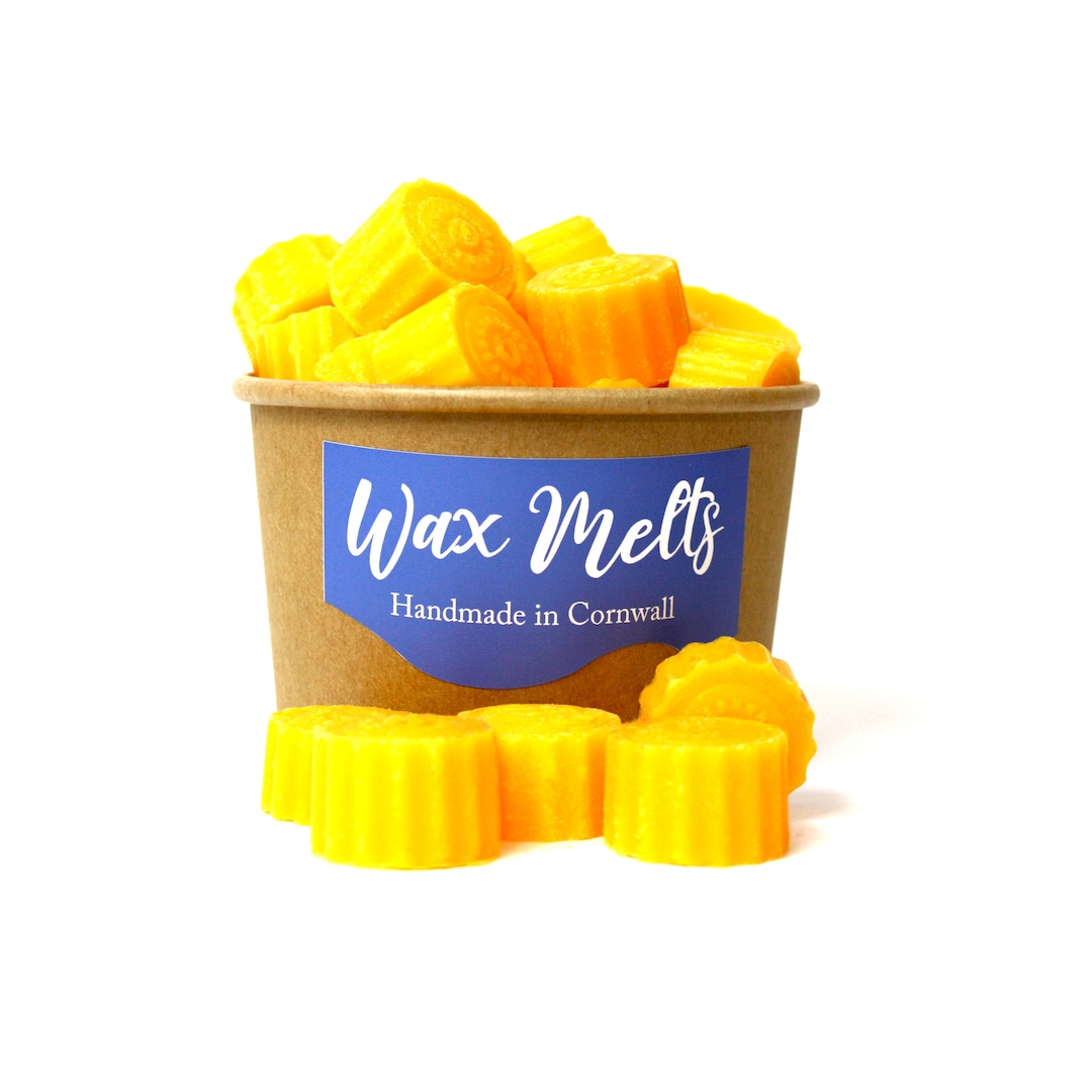 Fresh Orange Citrus Wax Melts Fruity Orange Wax Melts Hand Made Vegan