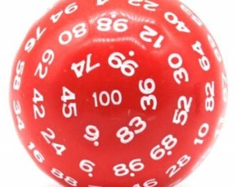 Dé Géant à 100 Faces En Métal, Polyèdre Creux D100 Pour RPG, 50mm, Alliage De Cuivre, 62g