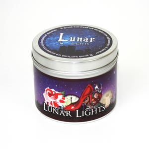 Cinder themed scented candle Lunar lights - Lunar Chronicles bookish candle - Lunar Chronicles  Cinder - bookish candle - literary candles