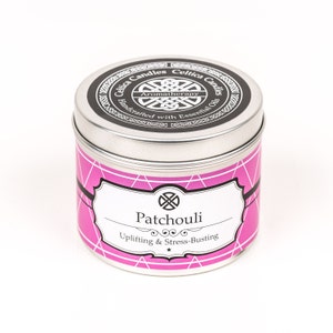 Patchouli Essential Oil Aromatherapy Candle - Patchouli Aromatherapy candle -  Patchouli Essential Oils candle - yoga Meditation candle gift