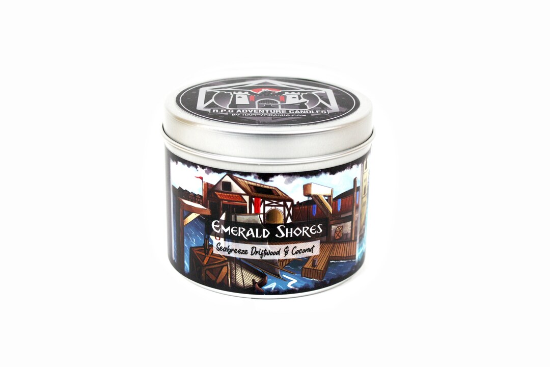 Emerald Coast RPG Scented Candle Dungeon Master Candles Dnd Accessories Dungeons & Dragons Gifts
