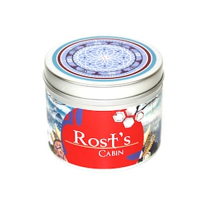 Horizon Zero Dawn - Rost's cabin themed scented candle - Horizon Zero dawn gift - Gaming candle - geeky candles - gamer gifts - gamer girl