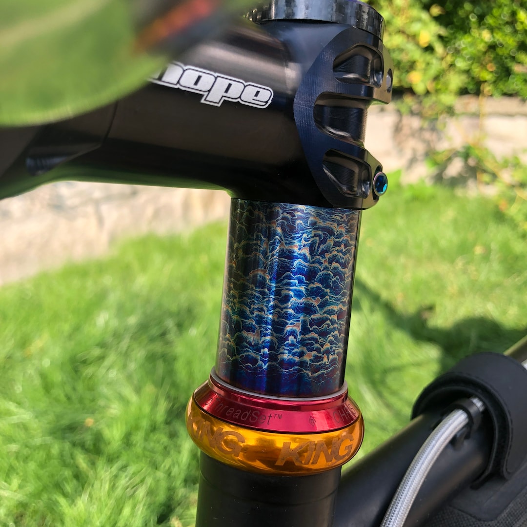 Bespoke Titanium Bicycle Headset Spacers Handmade Etsy