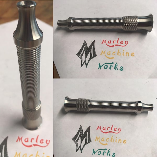 Manche de rasoir sur mesure : acier inoxydable, bronze, cuivre ou titane