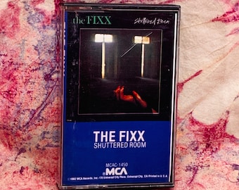 The Fixx Cassette Tape // Shuttered Room // 80’s Cassettes Tapes // 80s new wave // Vintage cassette tapes