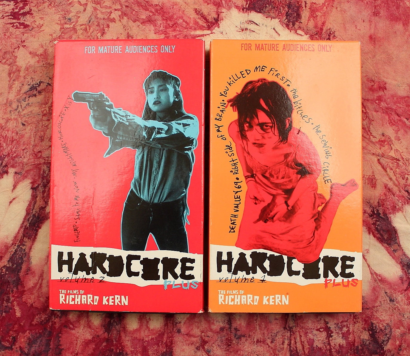 Rare Richard Kern Hardcore Plus Volume 1 & 2 Double Feature 