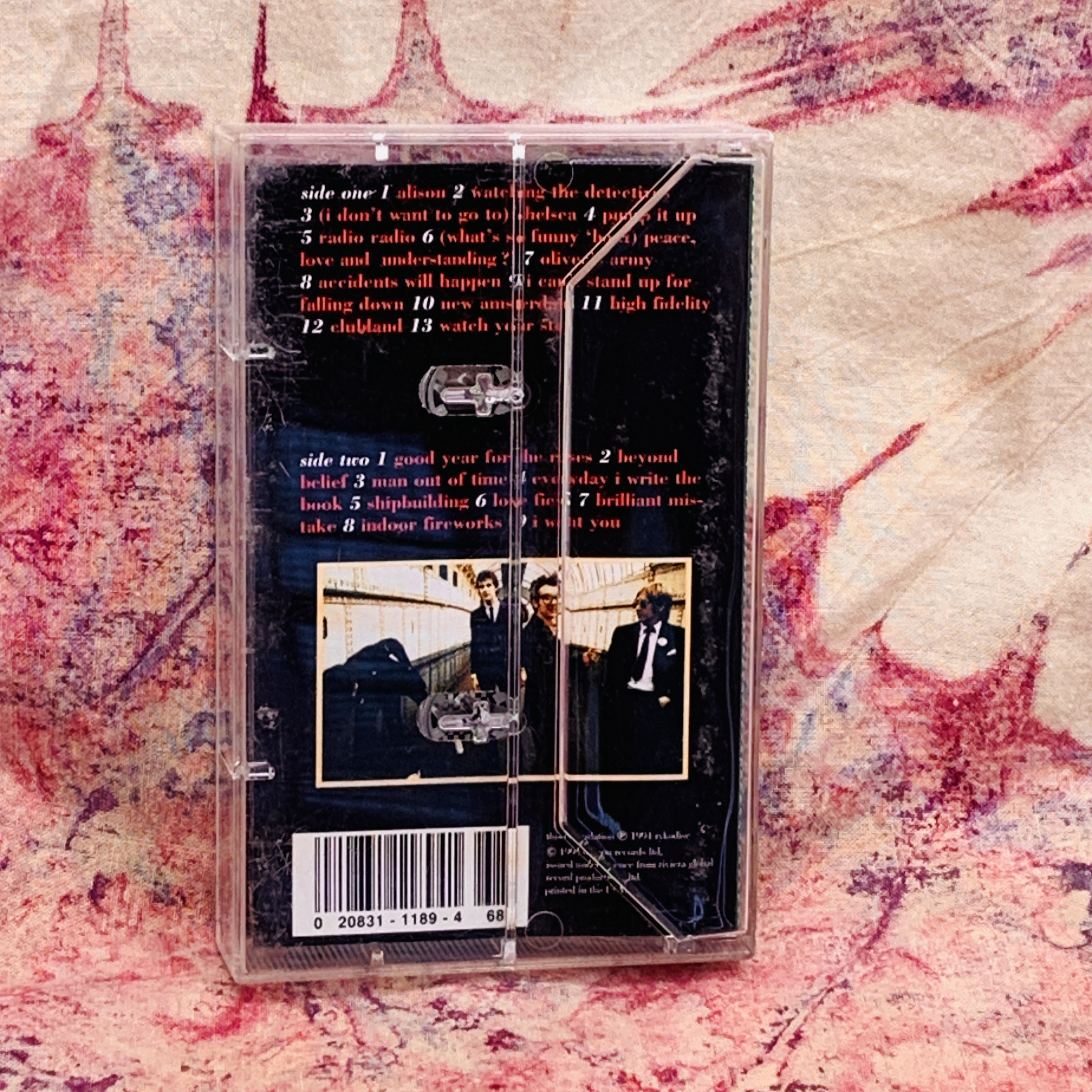The Very Best of Elvis Costello and the Attractions Cassette Tape 80s Bands 90s Cassettes Tapes