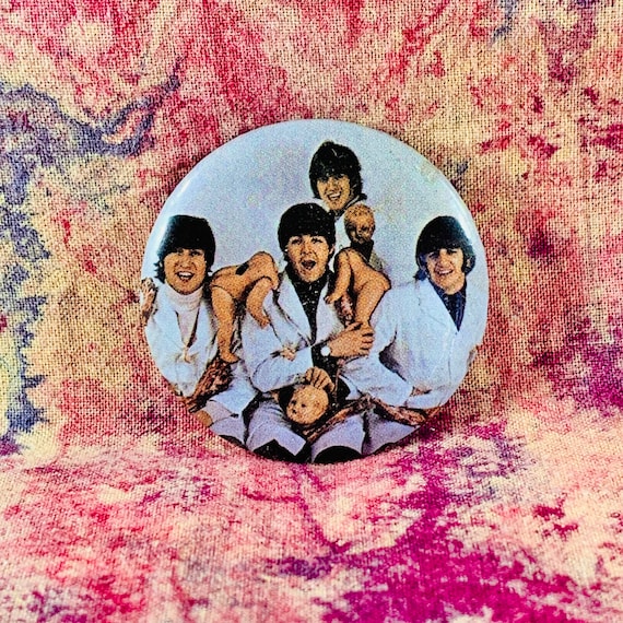 Vintage Collectable Beatles Pin Backs And Badges: 22 Unique Pieces