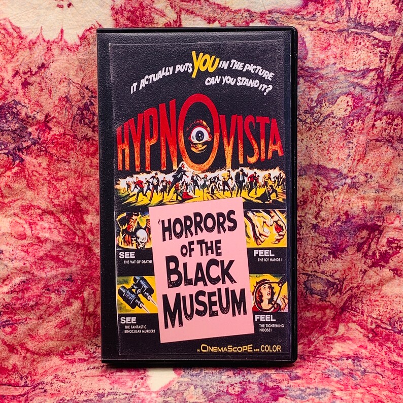 Horrors of the Black Museum VHS Tape // 50's Horror Etsy