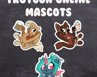 Trotcon Online Mascot Stickers